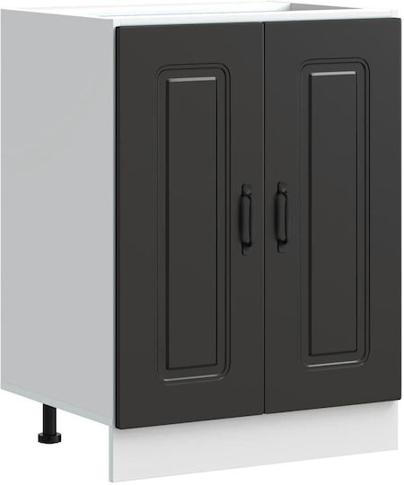 Kalmar Spülbeckenschrank Black 60x46x81.5Stück
