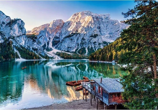 Cle Puzzle 1000 Kompakt Smaragdsee Pragser Wildsee 39934