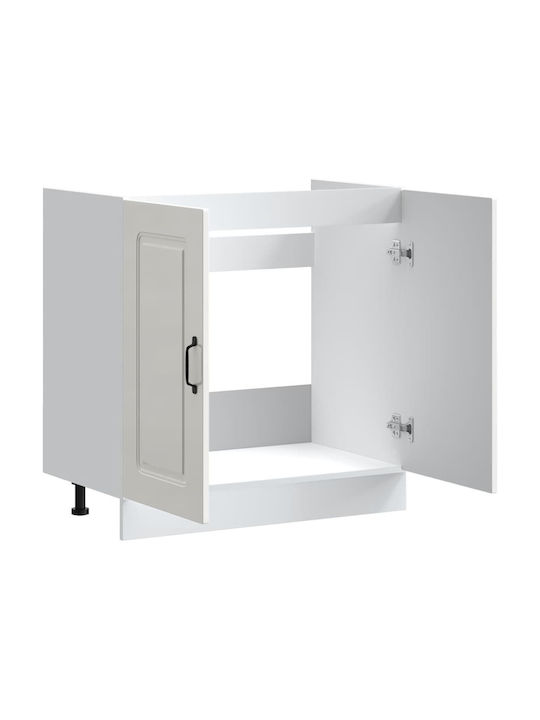 Kalmar Sink Cabinet White 80x46x81.5pcs