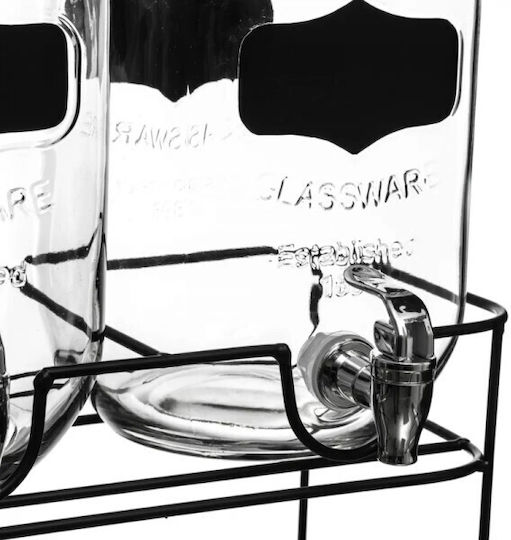 Secret de Gourmet Double Cold Beverage Dispenser 2x4lt L17.6 x W17 x H31.8 cm 2 Pieces