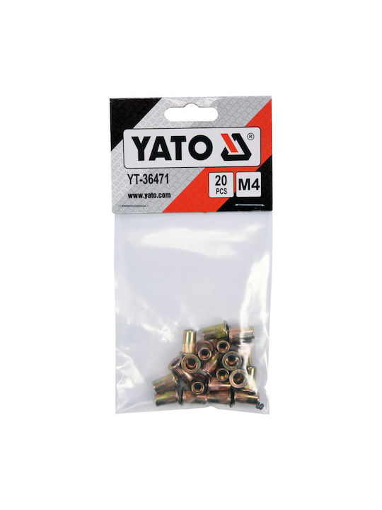 Yato Πριτσίνια Σιδήρου M3mm 20τμχ