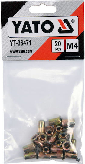 Yato Nituri Din Fier M3x3mm 20 Bucăți