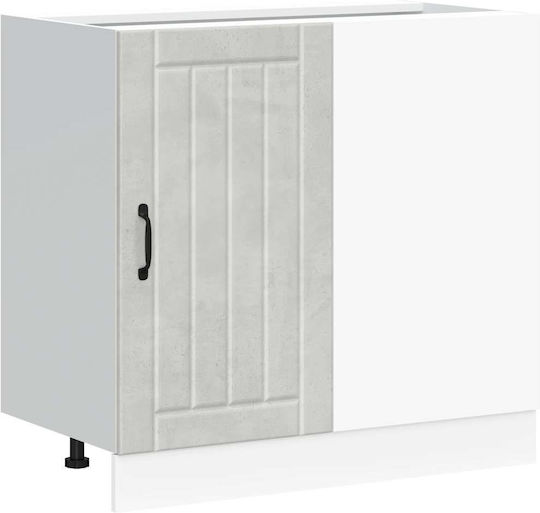 Lucca Dulap pentru Chiuvetă Gri 80x46x81.5buc
