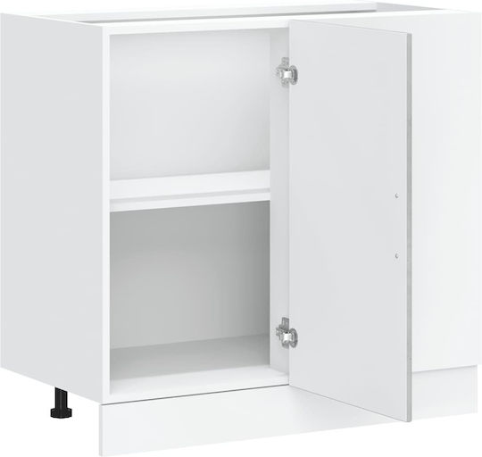 Lucca Dulap pentru Chiuvetă Gri 80x46x81.5buc