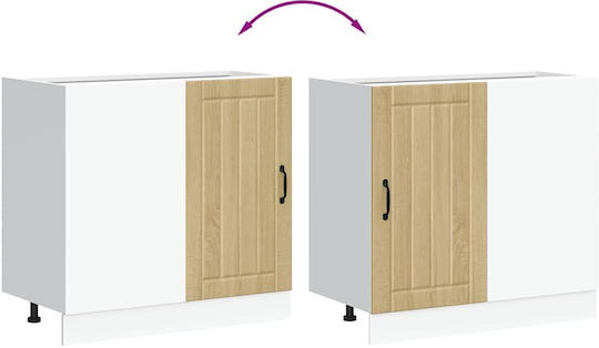 Lucca Dulap pentru Chiuvetă Cafea 80x46x81.5buc