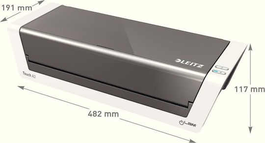 Leitz Πλαστικοποιητής iLAM Touch 2 A3 Επιτραπέζιος για A3 80 microns