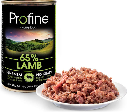 Profine Pure Meat Wet Food Dogs in Cans with Lamb Grain-Free 400gr