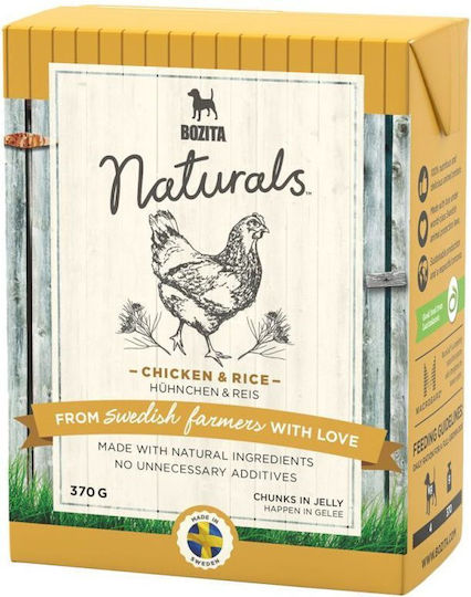 Bozita Wet Food Dogs in Cans with Chicken Grain-Free 370gr