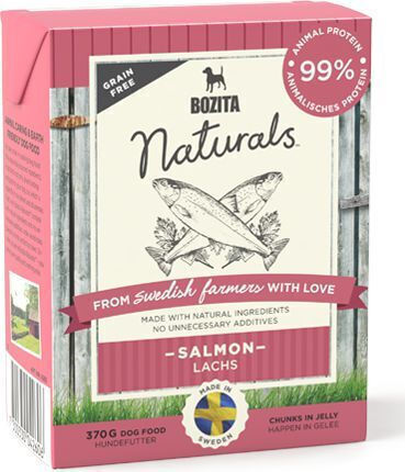 Bozita Wet Food Dogs in Pouches with Salmon Grain-Free 370gr