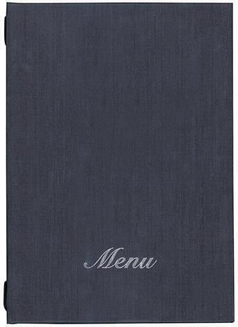 Next Menü-Halter aus Stoff in Grau Farbe 23x32 cm Fabric