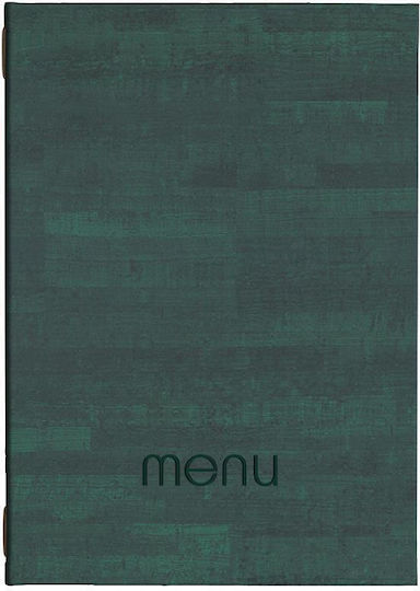 Next Menu Holder Made of PU Leather in Green Colour 23x32 cm Cork