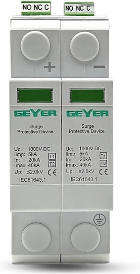 Geyer 2-Poles Panel Lightning Protection