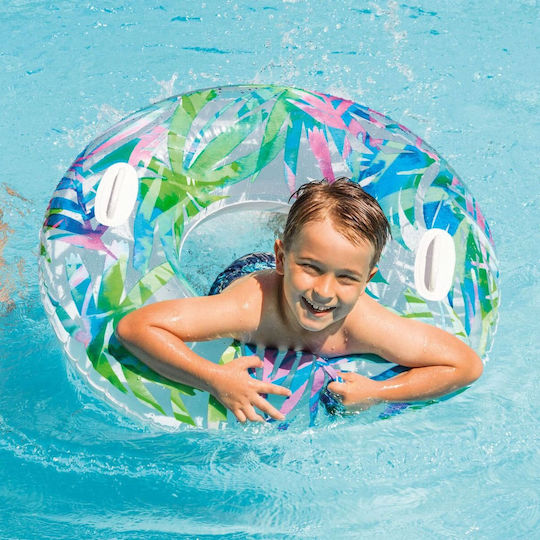 Intex Tropical Tube Παιδικό Σωσίβιο Κουλούρα με Διάμετρο 97εκ. Λευκό Tropical