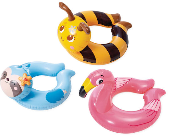 Intex Inel de Înot pentru Copii cu Diametru 64cm. pentru 4-6 Ani Galben Albină