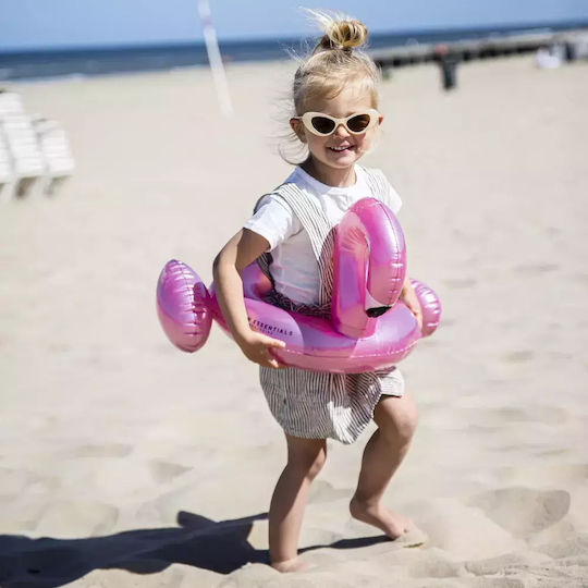 Swim Essentials Παιδικό Σωσίβιο Κουλούρα Φλαμίνγκο Splitring Rose Gold Flamingo με Διάμετρο 56εκ. από 3 Ετών Ροζ