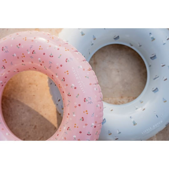 Little Dutch Sailors Bay Kids' Swim Ring with Diameter 50cm. from 3 Years Old Light Blue