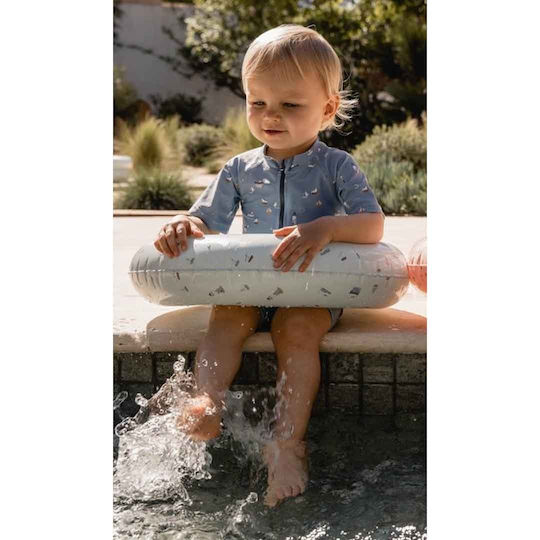 Little Dutch Sailors Bay Kids' Swim Ring with Diameter 50cm. from 3 Years Old Light Blue