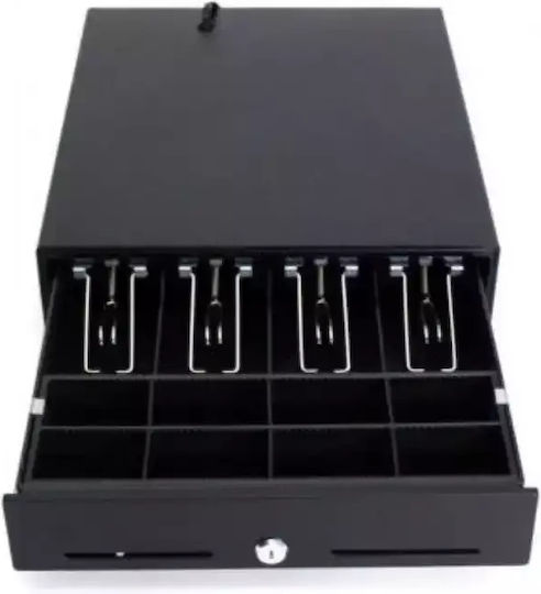 ICS EC-350 RJ 6V Cash Drawer with 8 Coin Slots and 4 Slots for Bills 35x40.5x10cm