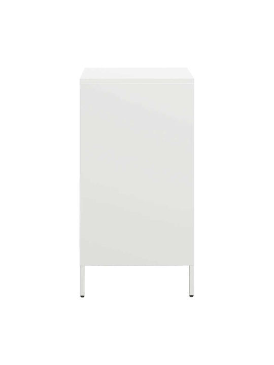 Ντουλάπι Γραφείου Μεταλλικό Λευκό 35x39x73.5cm