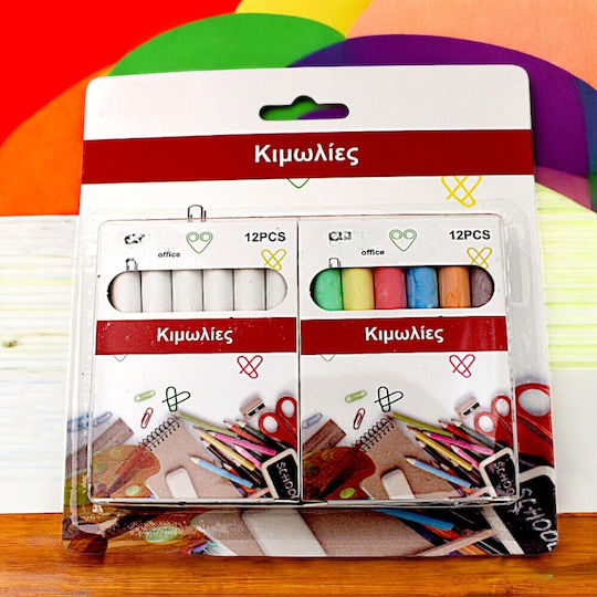 Chalk 12pcs White