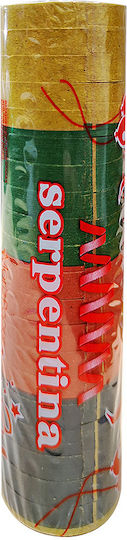 Multicolour Serpentine Streamer
