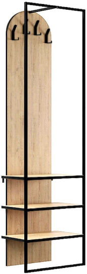 Archy Мебели за антре със Закачалка и Шкаф за Обувки Sapphire Oak 53x31.7x180см