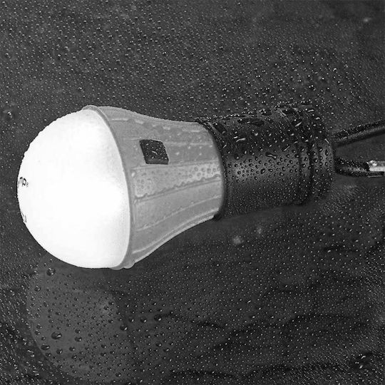Munkees Tent Lamp with Carabiner Led Battery for Camping with Flashlight Blue 40lm