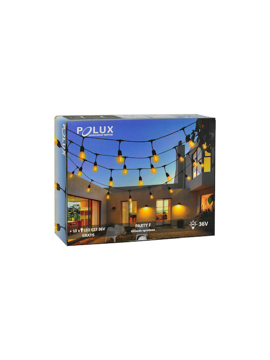 Polux Garland Lights Exterior 5.6m