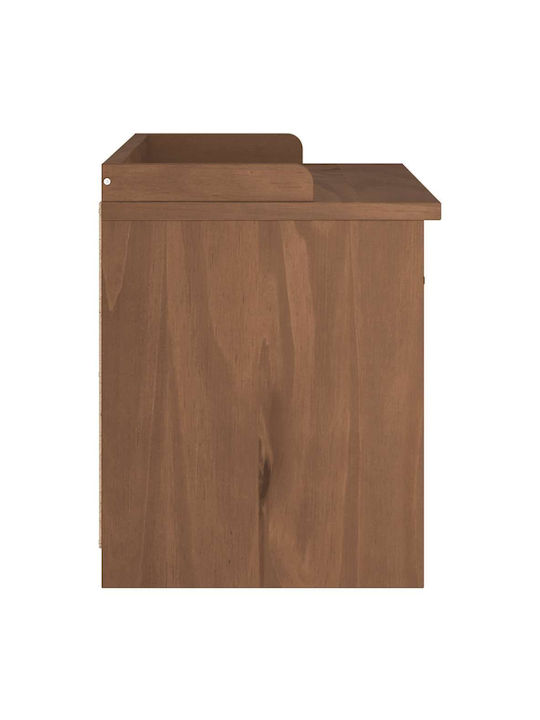Sandens Entry Furniture with Shoe Rack & Bench Pine 87x40x50cm