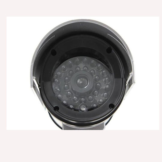 Dummy Outdoor Camera with Flashing Red LED Zy-2423 Silver