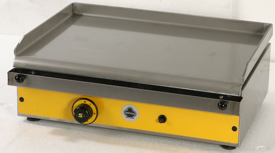 Sergas Gewerbliche Flachgrillplatten LPG 60x43.5x23cm 6kW mit glatter & geriffelter Platte P60