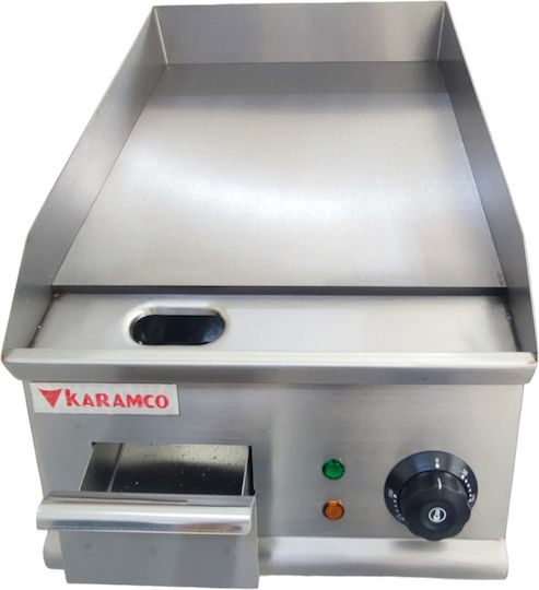 Karamco Js810 Commercial Flat Top Electric Griddle with Flat Plate 2kW 30x51x22cm