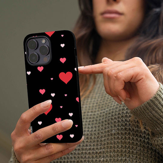 Калъф Sonique Heart Series за Honor 200 Pro 5G Черен