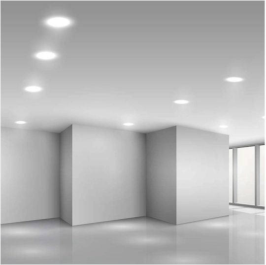 V-TAC Кръгла Вграден LED Панел 12W с Неутрално бяло Светлина 4000К