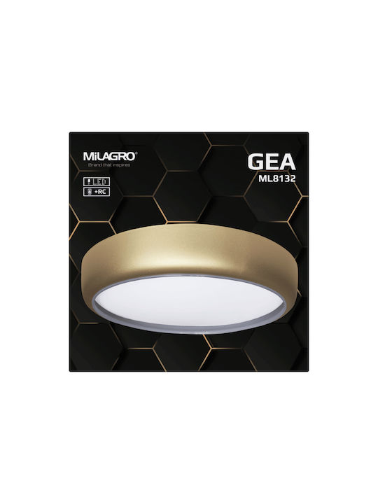 Eko Light Στρογγυλό Εξωτερικό LED Panel 36W με Ρυθμιζόμενο Λευκό Φως