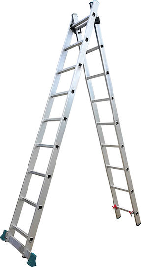 Bormann Pro BHL5150 Διπλή Σκάλα Αλουμινίου 2x13