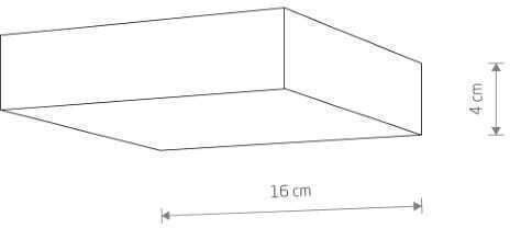 Nowodvorski Τετράγωνο LED Panel 25W με Θερμό Λευκό Φως 3000K