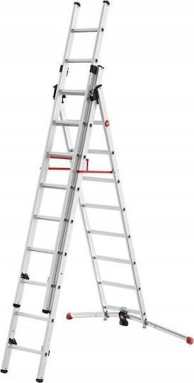 Hailo Doppelter Kombinationsleiter Aluminium
