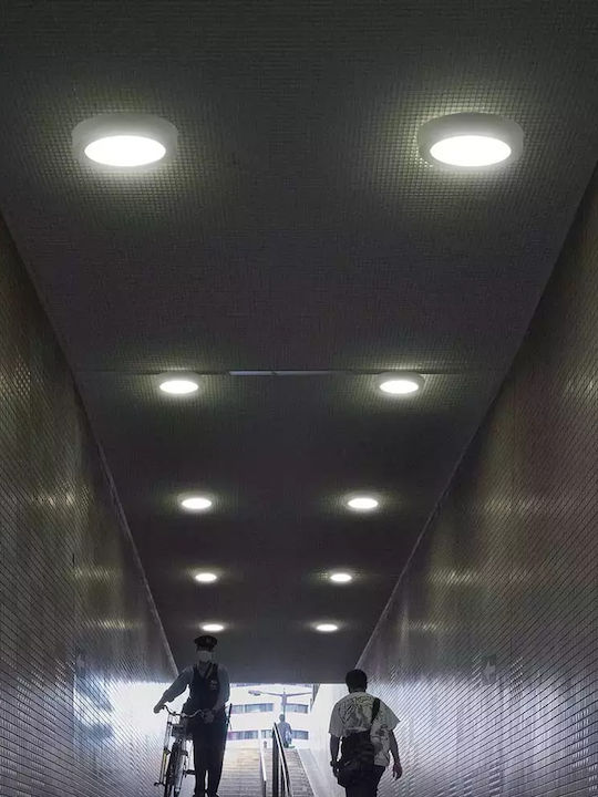 V-TAC Στρογγυλό LED Panel 18W με Φυσικό Λευκό Φως 4000K