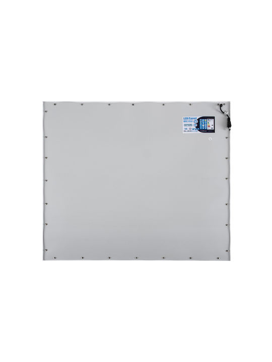 GloboStar Square Recessed LED Panel 48W with Natural White Light 4500K 60x60cm