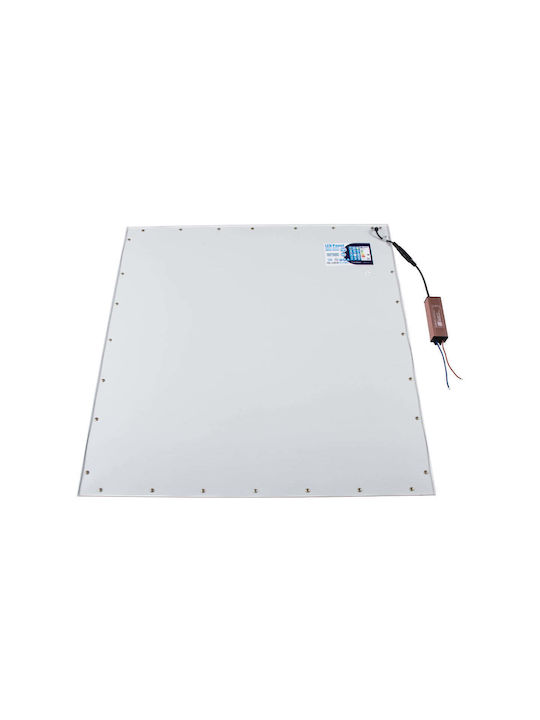 GloboStar Square Recessed LED Panel 48W with Natural White Light 4500K 60x60cm