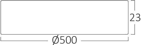 Braytron În aer liber Panou LED Putere 45W cu Bianco reglabil Lumini Lungime 50cm.
