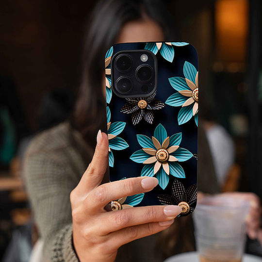 Sonique 3D Flower Series Case for Honor 50 5G Nova 9 Light Blue