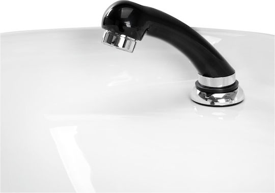 Gabbiano Za31 Schwarzes Friseurwaschbecken