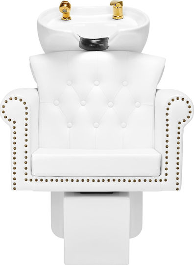 Gabbiano Berlin Gold White Hair Salon Sink