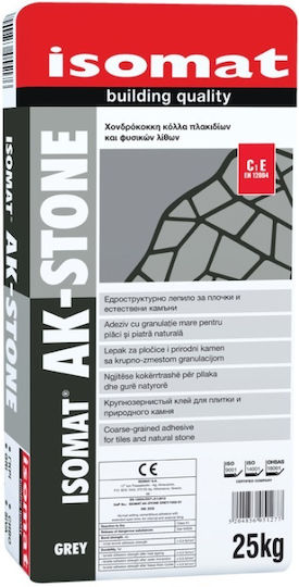 Isomat AK-Stone Клей Декоративни тухли и камъни Сив 25кг
