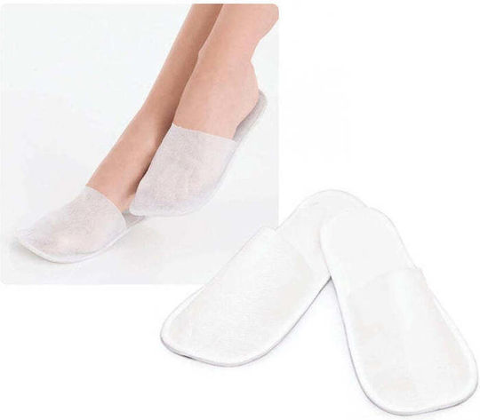 Strom Eco Disposable Terry Slippers 1 Pair Hotel White
