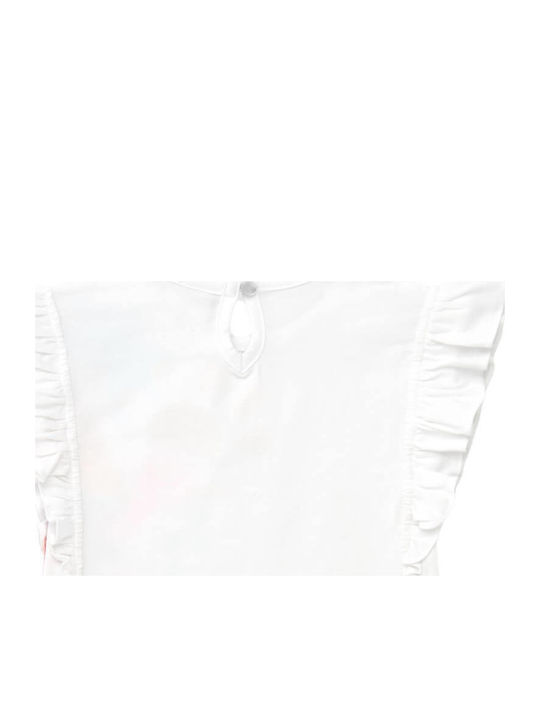 Kids Top Short-sleeved White