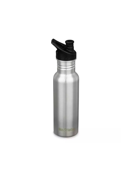 Klean Kanteen K18CPPS-BS-E Stainless Steel Water Bottle 532ml Silver