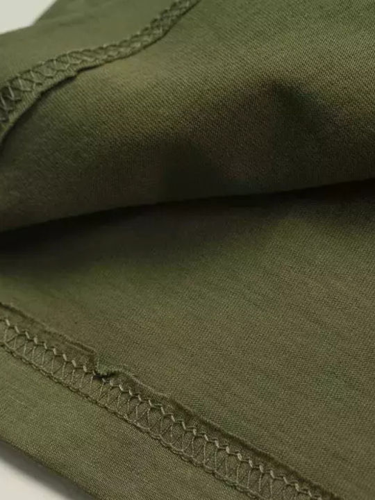 Παιδικό Σετ με Σορτς Καλοκαιρινό 2τμχ Χακί